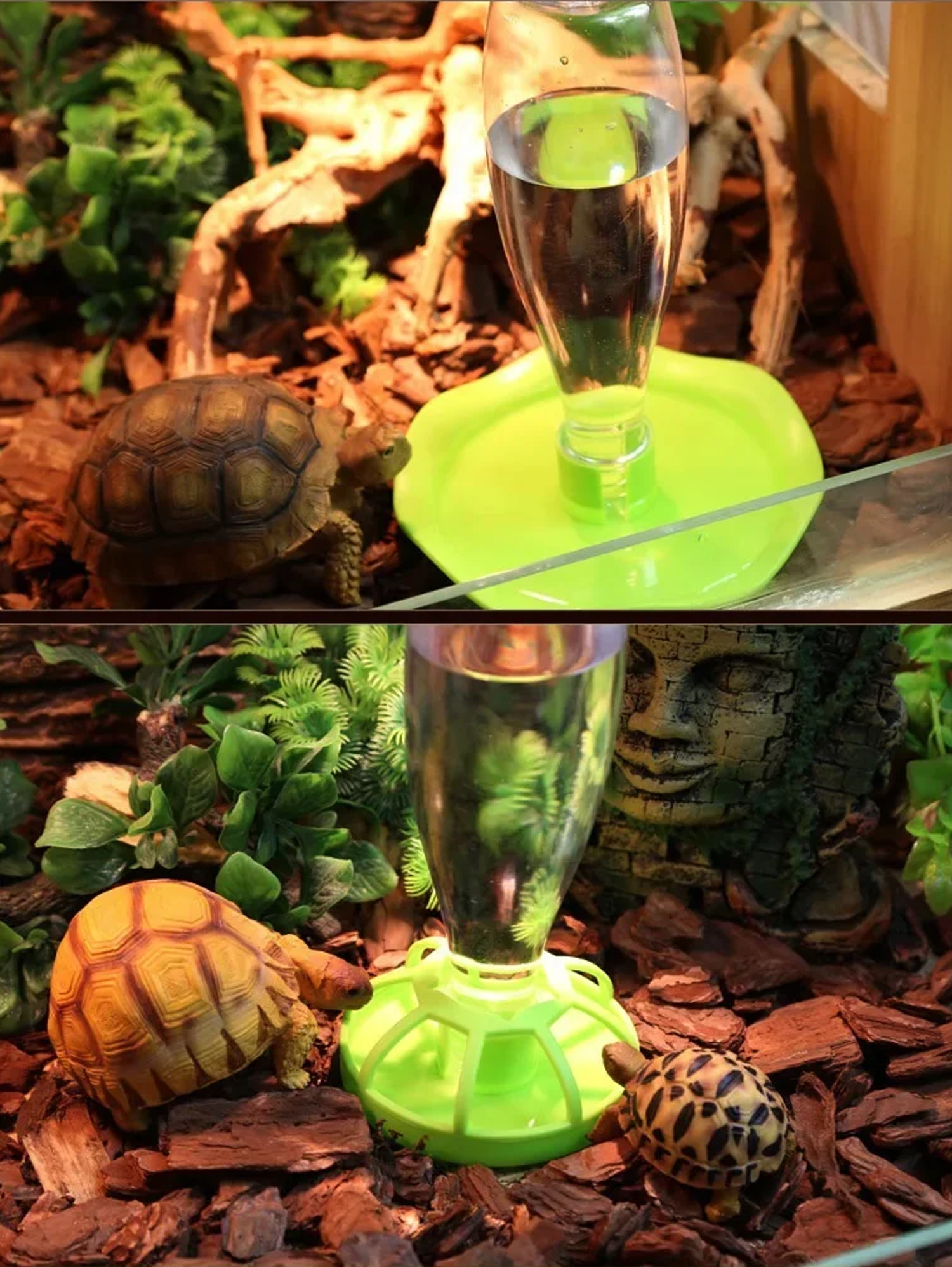 Water Dish Reptile - 1Pc New Reptile Automatic Water Drinker