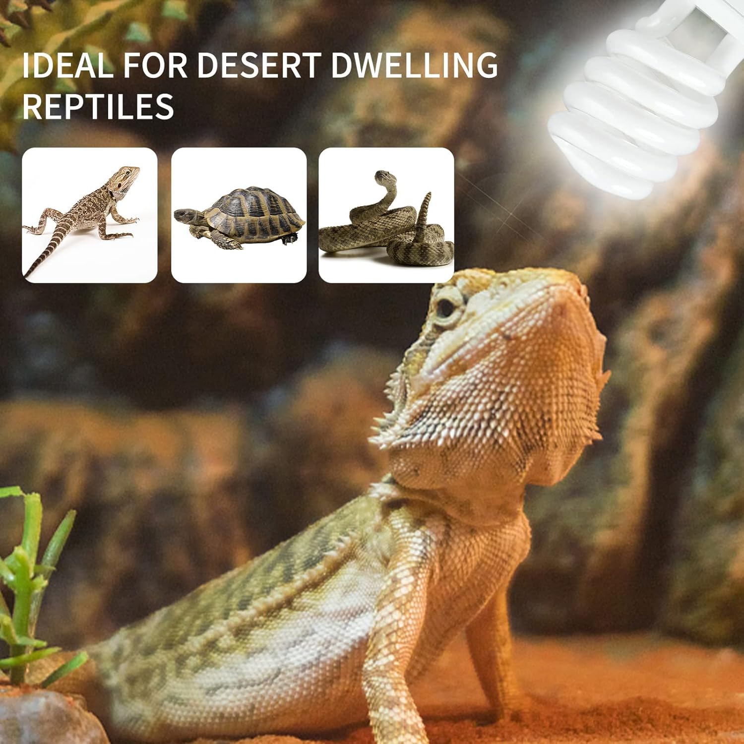 UVB 5.0 10.0 Reptile Heating L - Ceramic Heat Emitter recension och pris