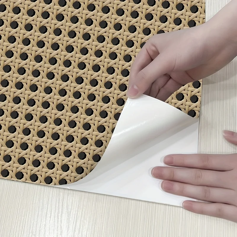45cm Retro Rattan Pattern Self - Pvc Panel Background recension och pris