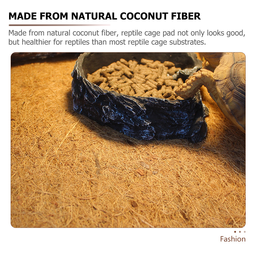 Terrarium Bedding Carpet Natur - Substrate Coconut Fiber recension och pris