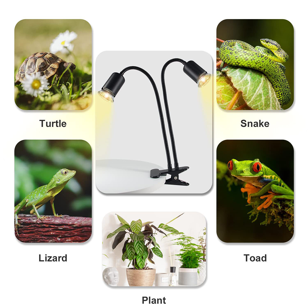 Reptile Heat Lamp Rotating Dou - Ceramic Heat Emitter recension och pris
