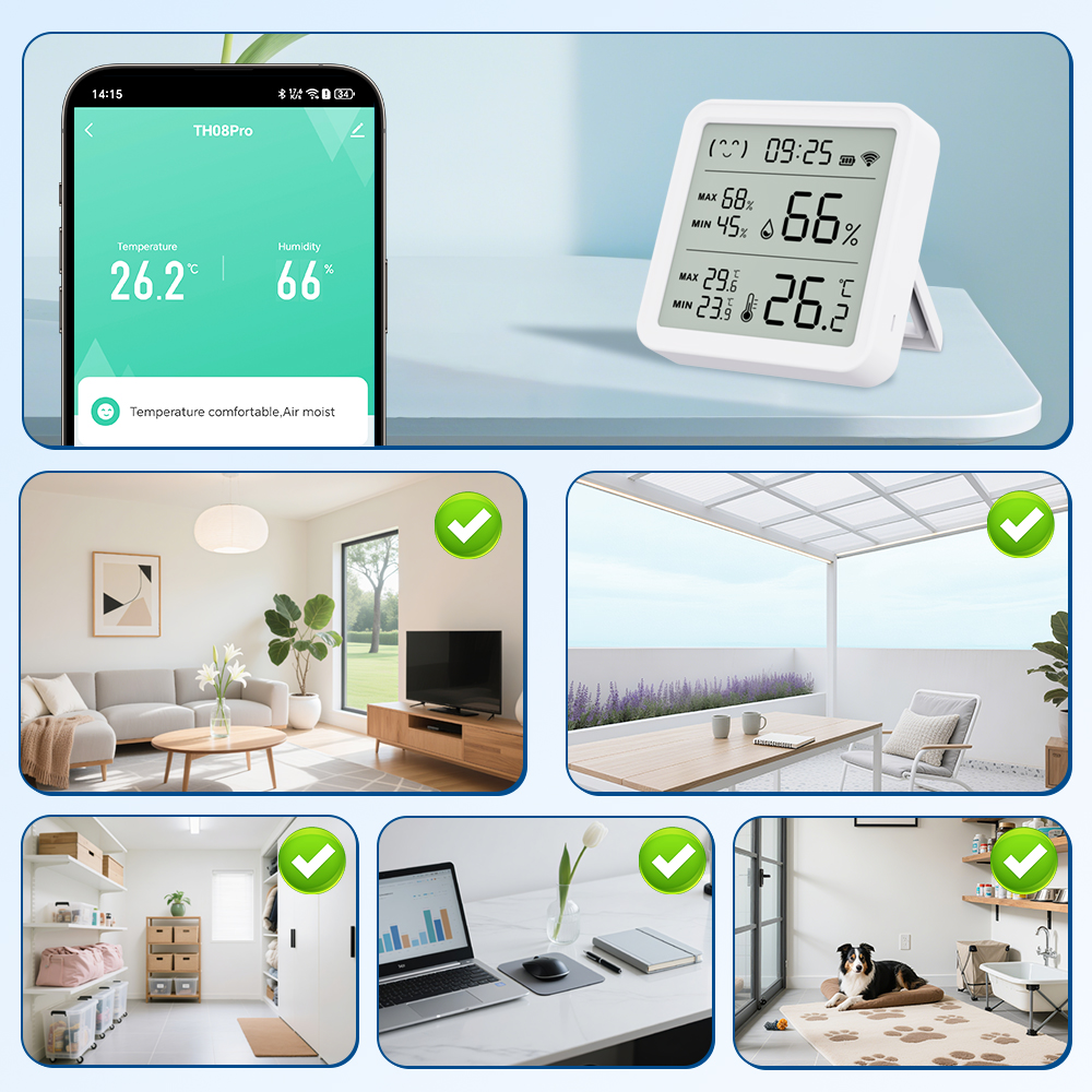 Tuya WiFi Thermometer hygromet - Digital Hygrometer Probe recension och pris