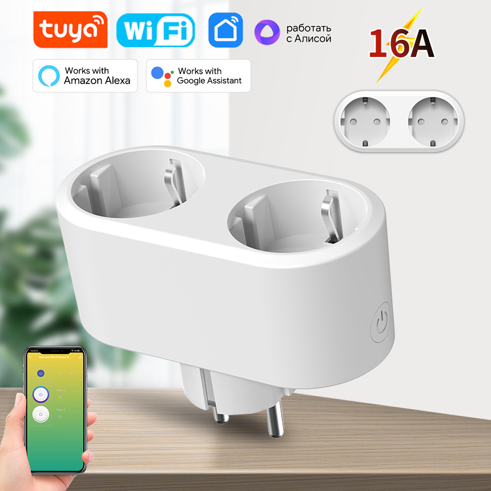 WiFi Smart Plug Dual Outlet 16 - Timer Dual Outlet recension och pris