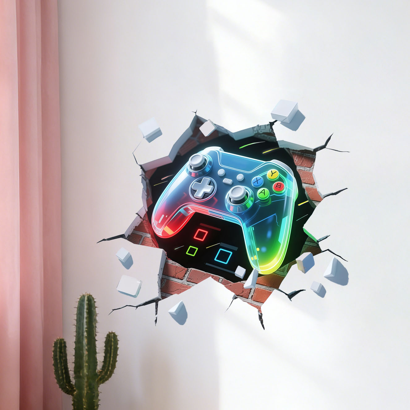 Game Controller Decal for Boys - Pvc Panel Background recension och pris