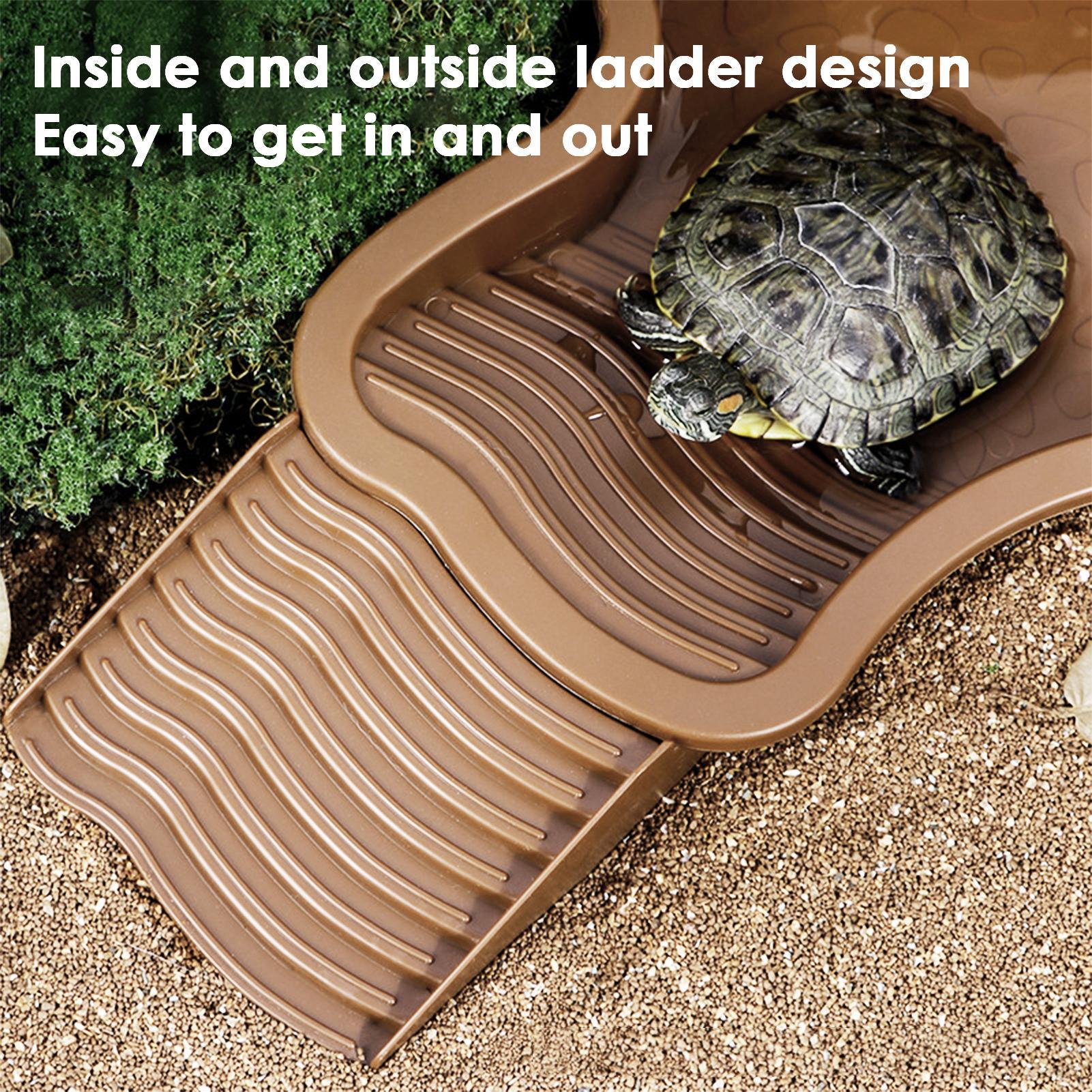 Reptile Bathing Pool with Ramp - Water Dish Reptile recension och pris