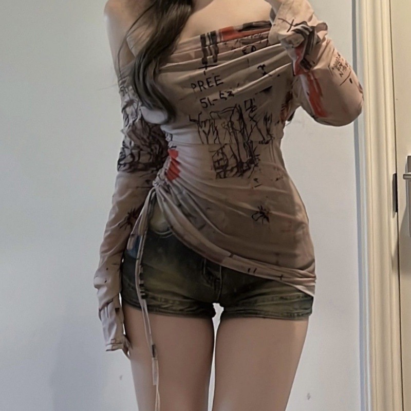 Long sleeved T-shirt spicy gir - Screen Top Mesh recension och pris
