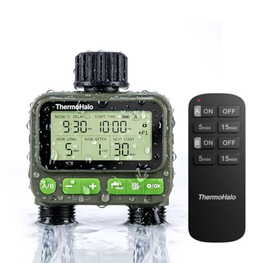 Smart Sprinkler Timer for Lawn - Timer Dual Outlet recension och pris