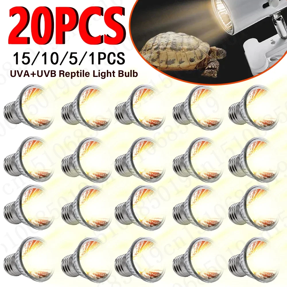 1-20PCS 25/50/75W UVA+UVB Rept - Ceramic Heat Emitter recension och pris