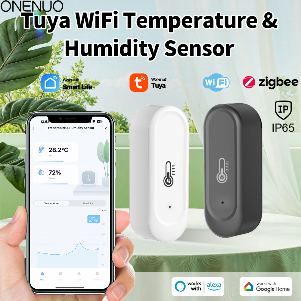 IP65 Zigbee or WiFi Temperatur - Digital Hygrometer Probe recension och pris