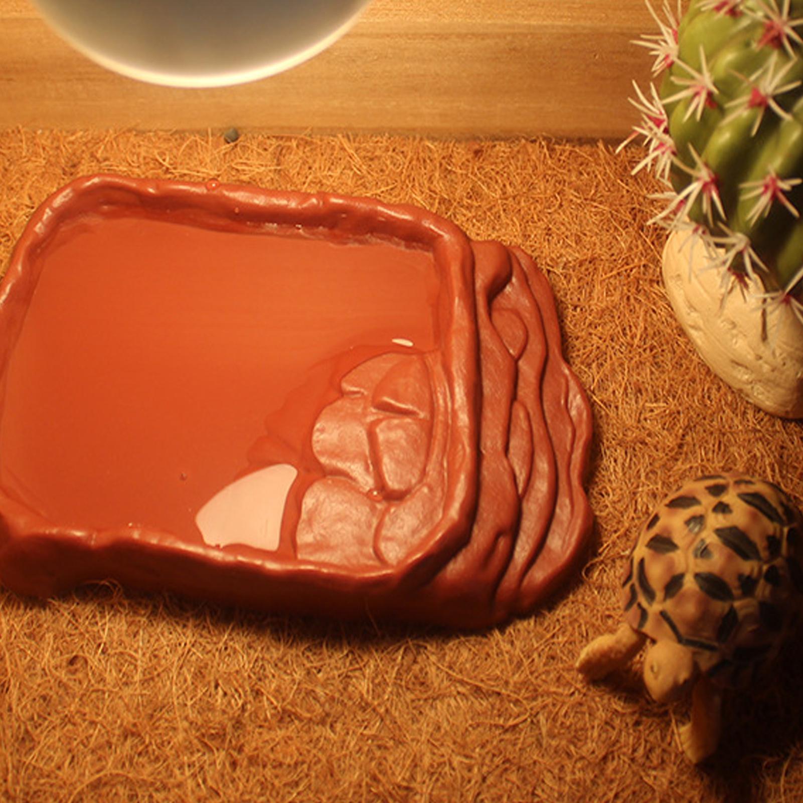 Turtle Water Dish With Anti-Sl - Water Dish Reptile recension och pris