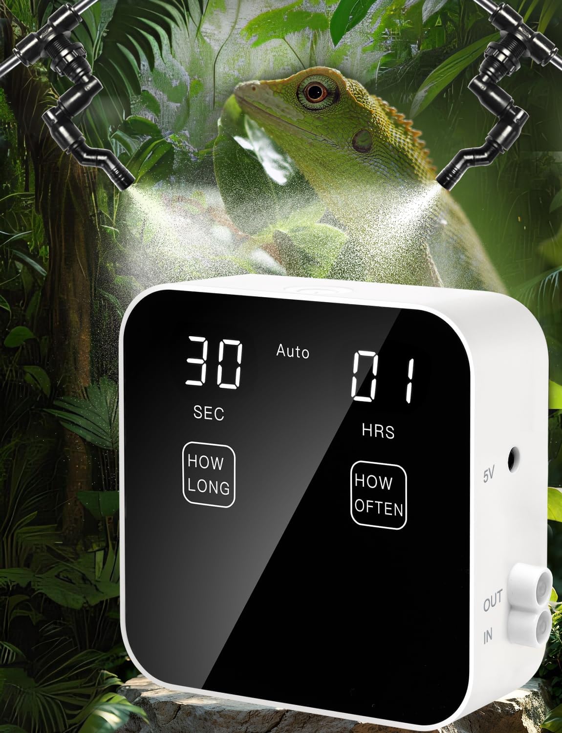 Automatic Rainforest Timing Sp - Misting Nozzle Reptile recension och pris
