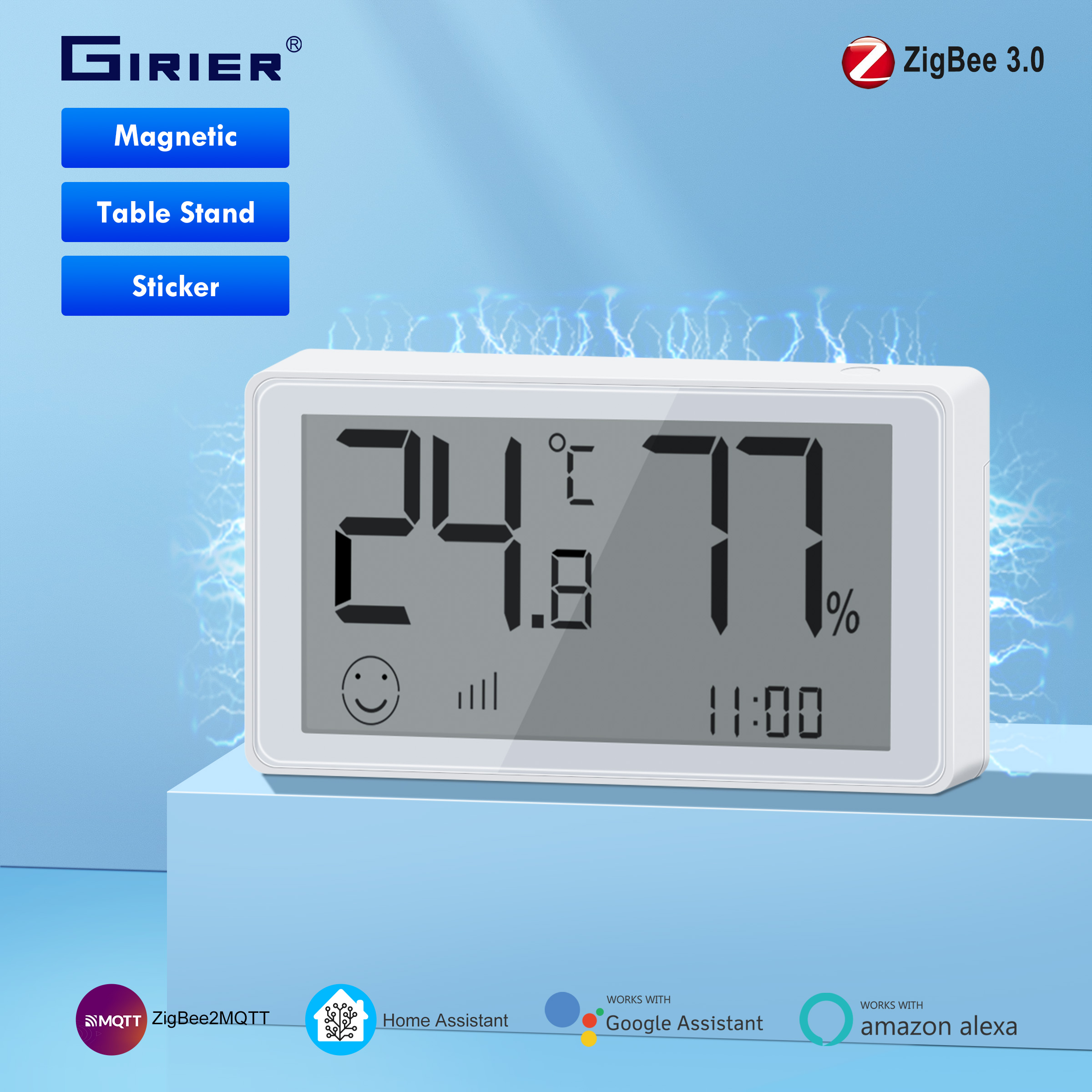 GIRIER ZigBee 3.0 Smart Temper - Digital Hygrometer Probe recension och pris