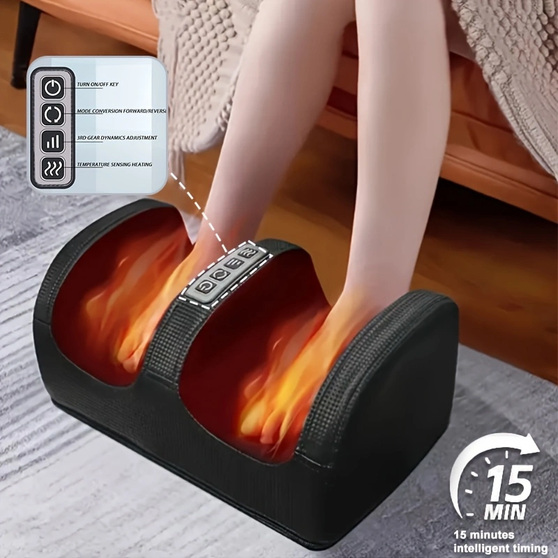 Heating and Kneading Foot Mass - Timer Dual Outlet recension och pris