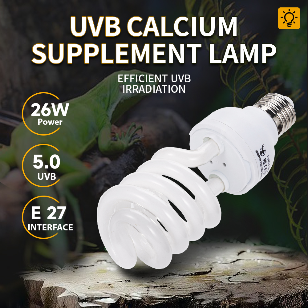 26W Pet Box Lamp Calcium Suppl - Calcium Powder Reptile recension och pris