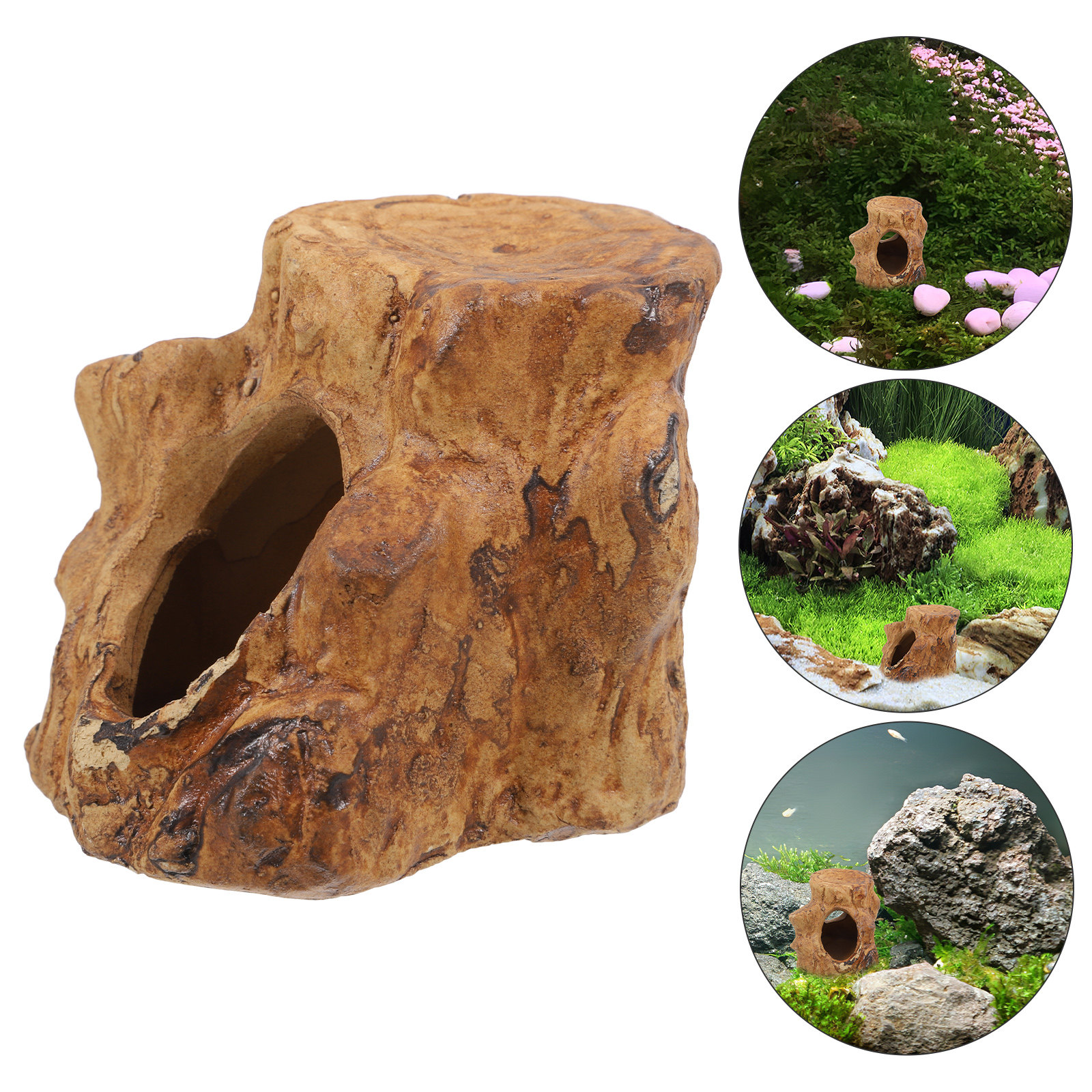 Pleco Caves Fish Tank Decorati - Hide Cave Ceramic recension och pris