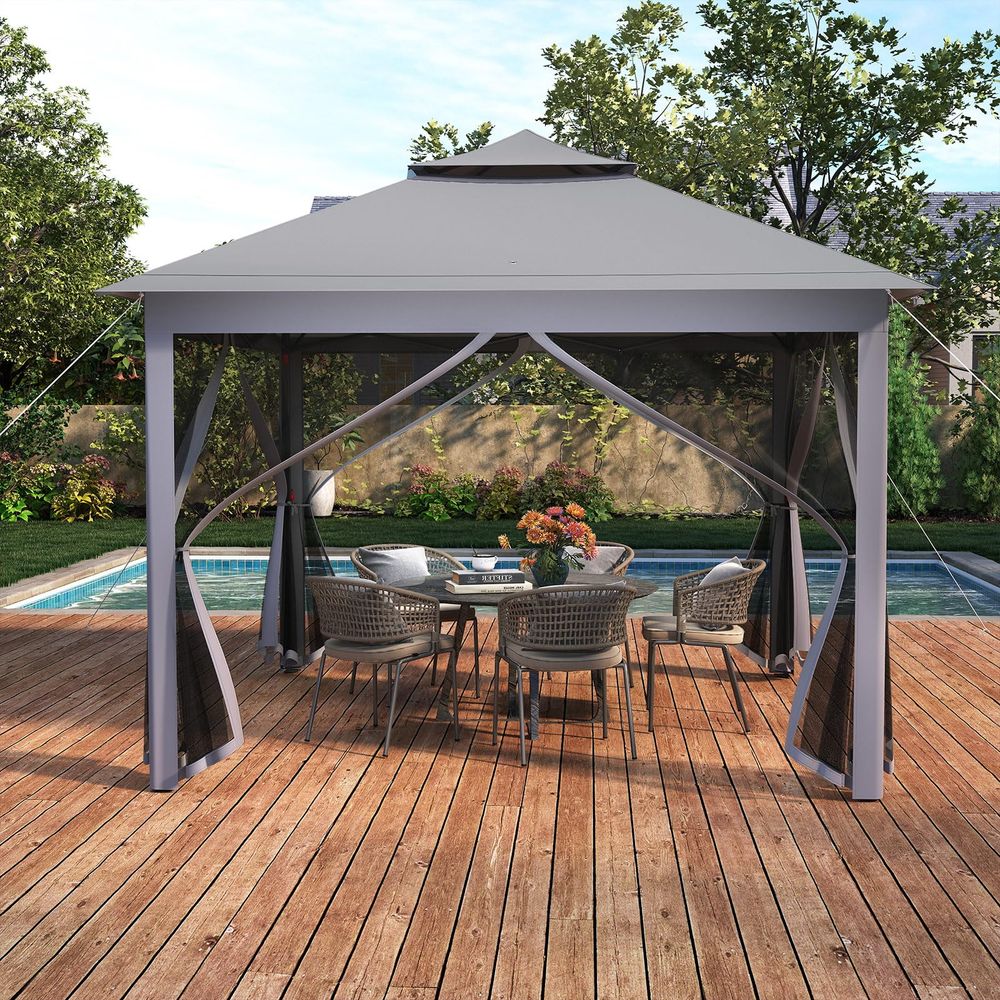ft 11 ft Pop up Gazebo, Portab - Screen Top Mesh recension och pris