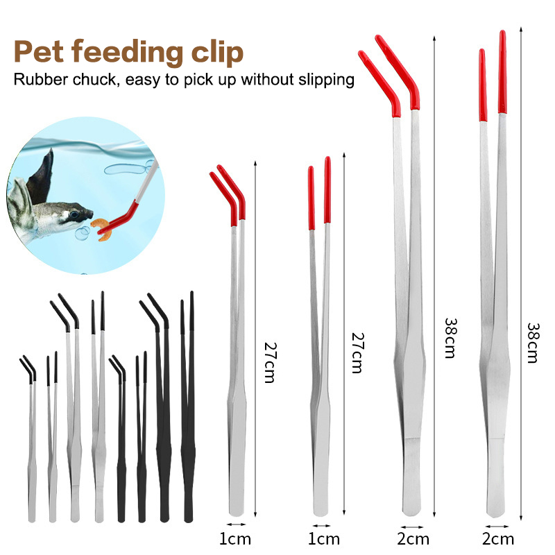 Fish Tank Cleaning Tools Snake - Feeding Tong Stainless recension och pris