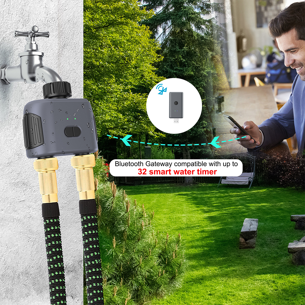 2 Outlets Tuya Smart Garden Wa - Timer Dual Outlet recension och pris