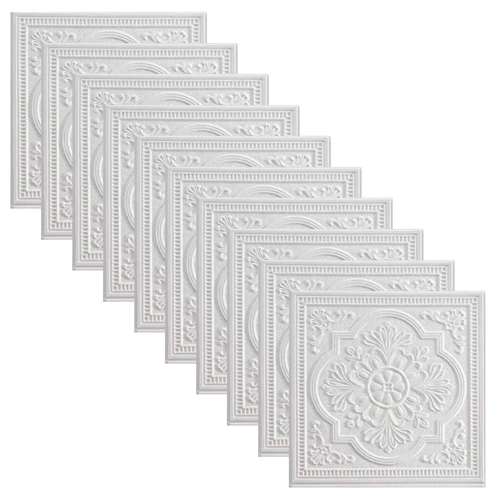 1/10 Pc 3D Wall Panel Wall Sti - Pvc Panel Background recension och pris