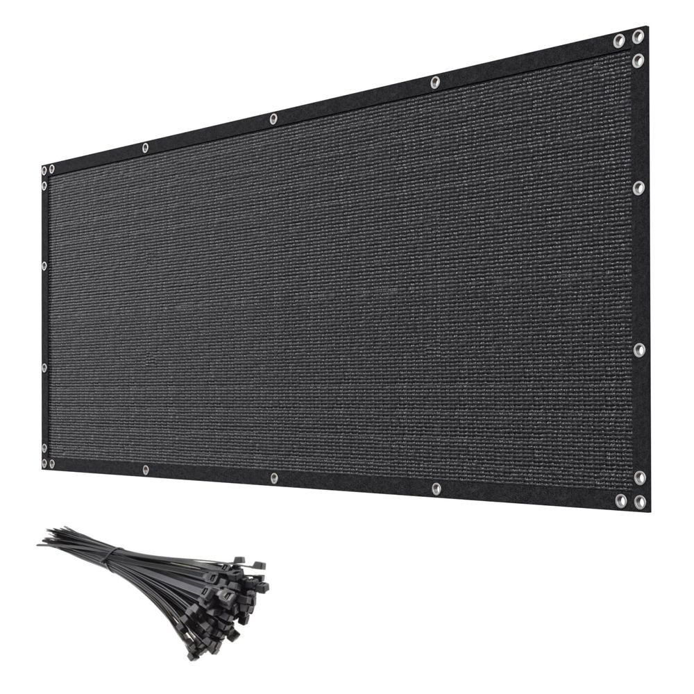 x 100ft Black Privacy Screen F - Screen Top Mesh recension och pris