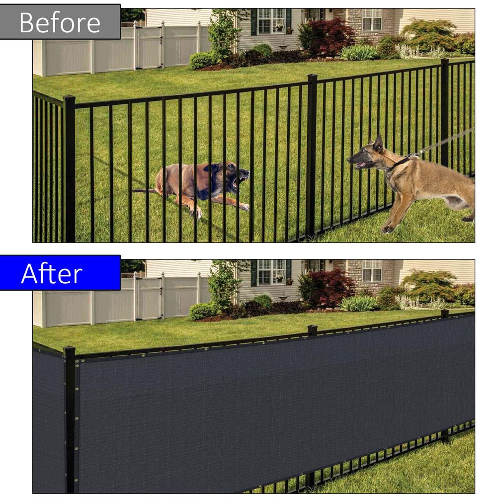 x 100ft Black Privacy Screen F - Screen Top Mesh recension och pris