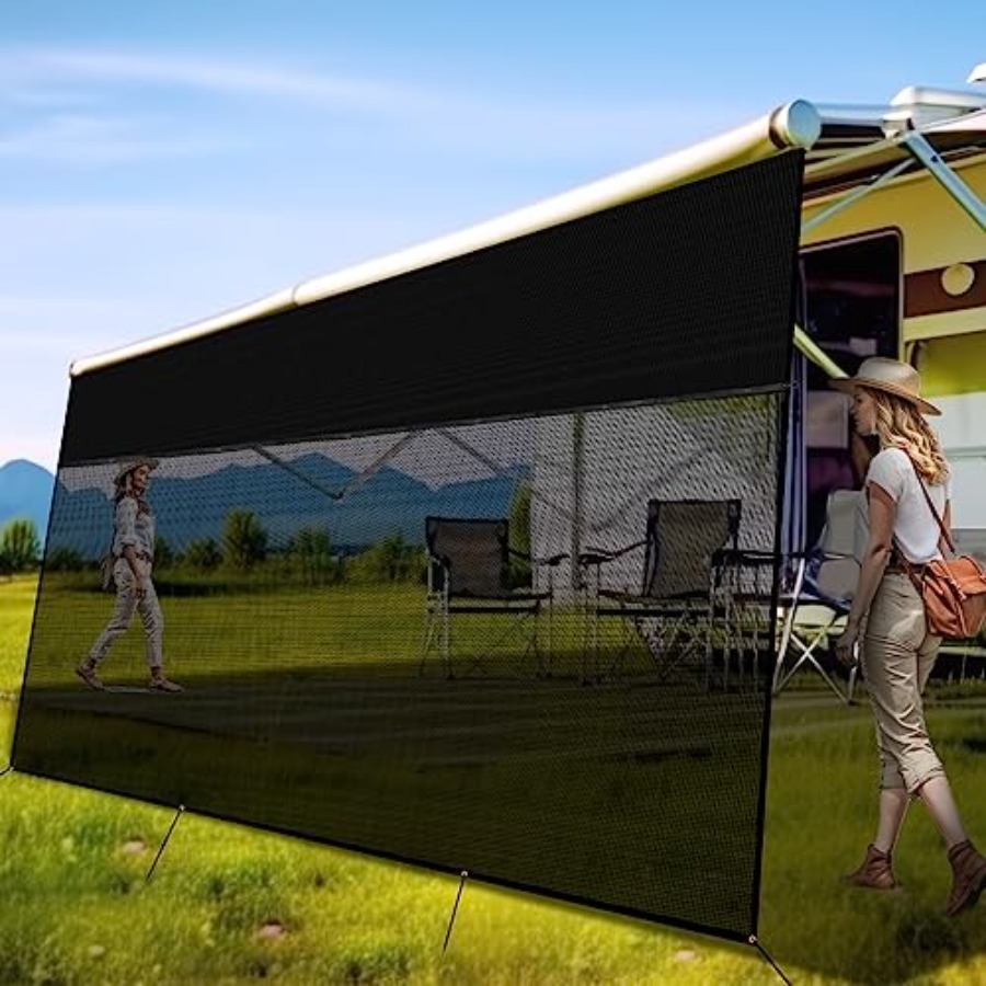 RV Awning Shade Screen 9' x 15 - Screen Top Mesh recension och pris