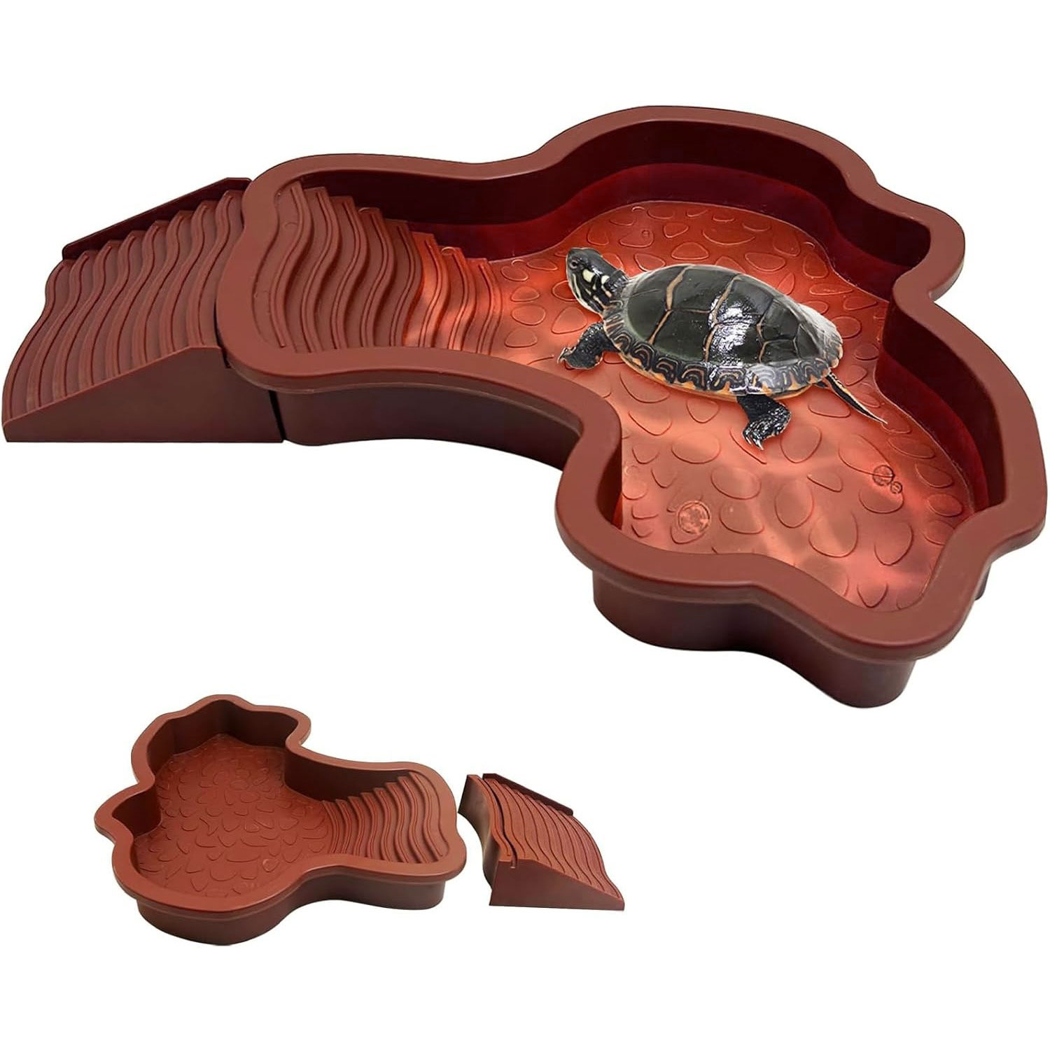 Reptile Bathing Pool with Ramp - Water Dish Reptile recension och pris