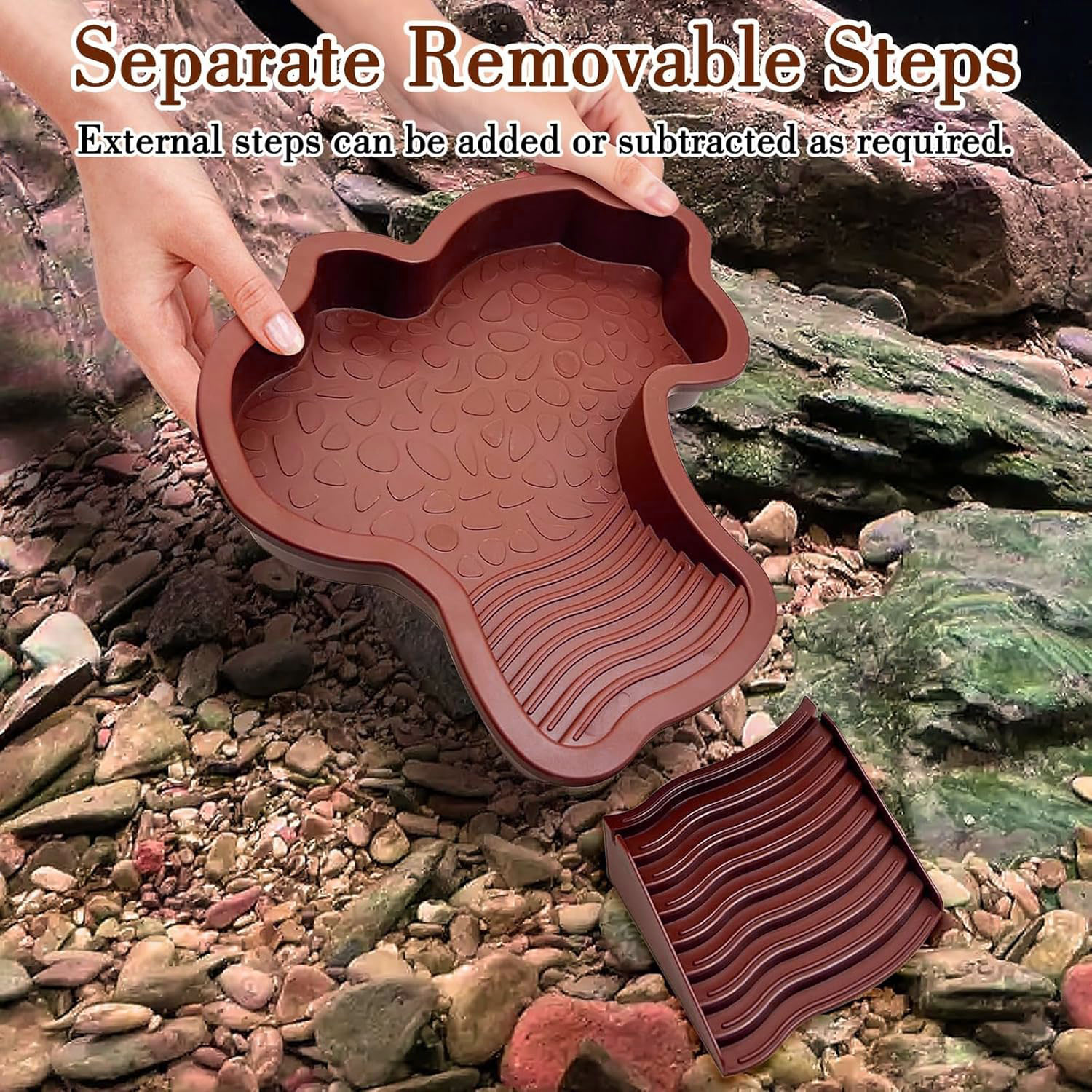 Reptile Bathing Pool with Ramp - Water Dish Reptile recension och pris