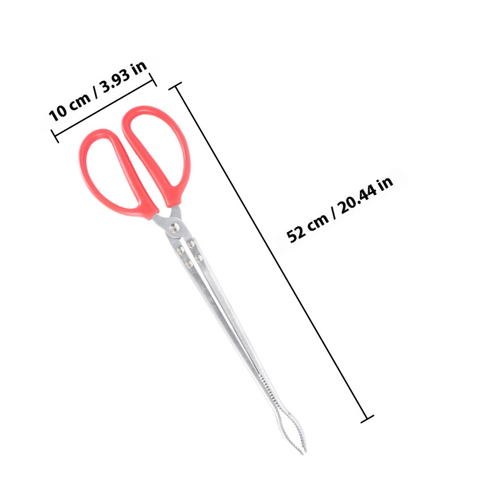 2Pcs Stainless Steel Snake Ton - Feeding Tong Stainless recension och pris